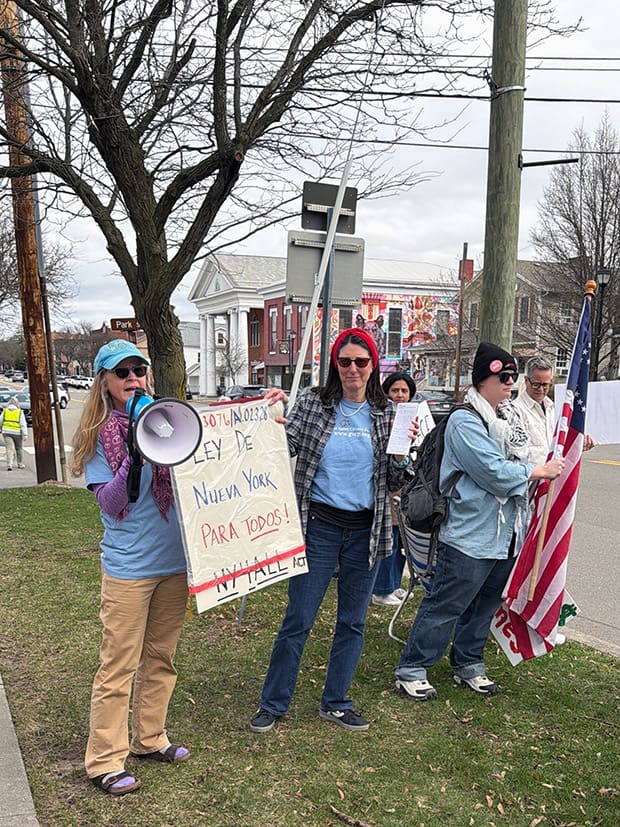 Rally at Geneseo Village Park — April 4, 2026