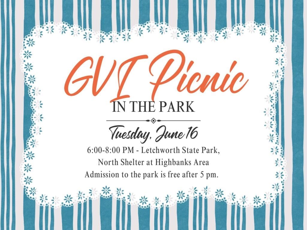 GVI Picnic in the Park event flyer