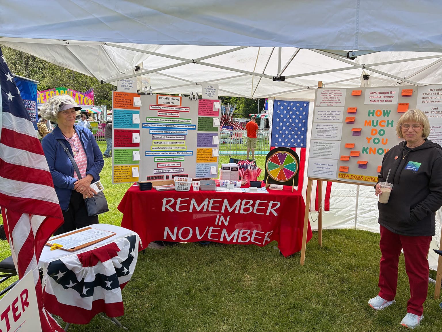 GVI table at Nunda Funday community event